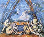 Paul Cezanne Les Grandes Baigneuses oil on canvas